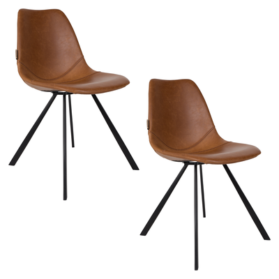 Dutchbone Franky Eetkamerstoel - Set van 2