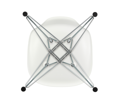 Vitra stoel Eames DSR Chroom onderstel