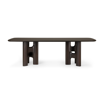 Flow eettafel - mahonie rose brown