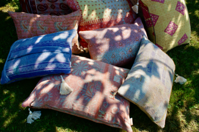Kussen Kantha vintage 50x70 cm