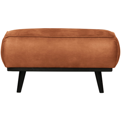 Statement hocker lichtbruin melange