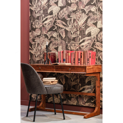 Vogue eetkamerstoel structure velvet brass