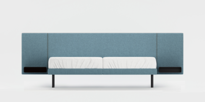 Kreamat® boxspring set Volita vlak inclusief aanhangkasten