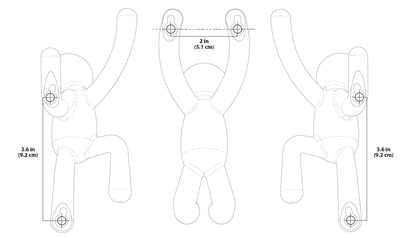 Umbra Ophanghaak Buddy - Set Van 3 Stuks