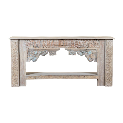 Karam - Unieke Console Tafel van Teakhout