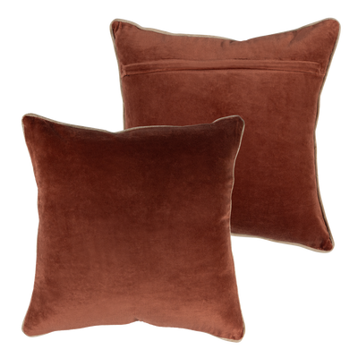 Zena kussens roze/roestbruin - set van 4