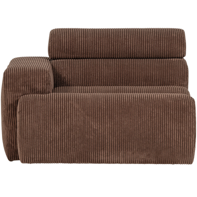 Novi 1-zits element arm links boucle karamelbruin