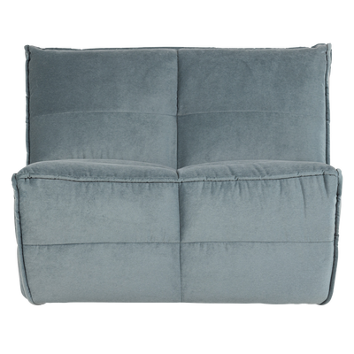 Cluster 1-zits element velvet turquoise blauw