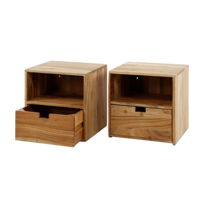 Zwevend Nachtkastje  - (set van 2)