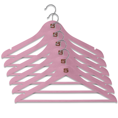 Kledinghangers hout - set van 6