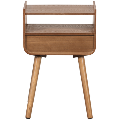 Nils nachtkastje/bijzettafel hout oudroze [fsc]
