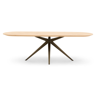 Loods 5 eettafel Trento groove naturel