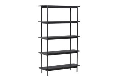 Nuku Open Kast 190cm - Zwart
