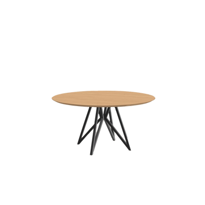 Studio HENK tafel Butterfly Rond Quadpod, zwart frame - Smart Collectie