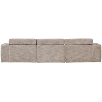 Novi chaise longue bank links oranje melange