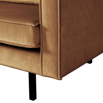 Rodeo 2-zits bank velvet taupe [fsc]