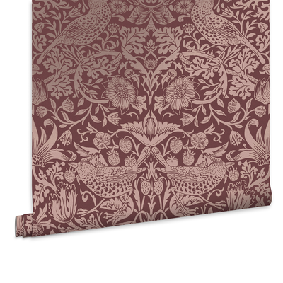 Vliesbehang William Morris at Home Strawberry Thief