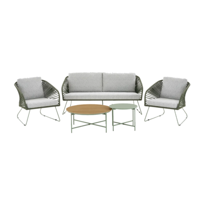 Tuin loungeset Mischa 5-delig - met zitkussens