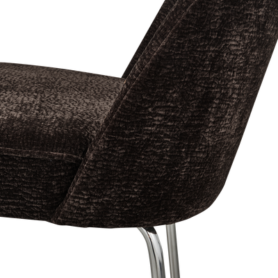 Vogue eetkamerstoel structure velvet brass