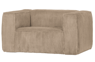 Bean fauteuil grove ribstof