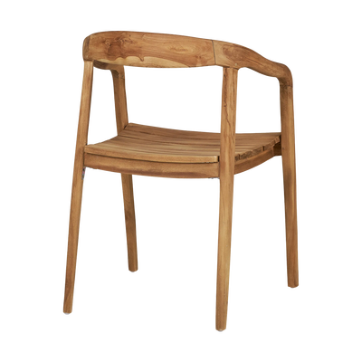 Houten tuinstoel Claudette