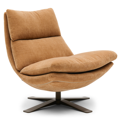 Fauteuil Pascal be cotton ocher