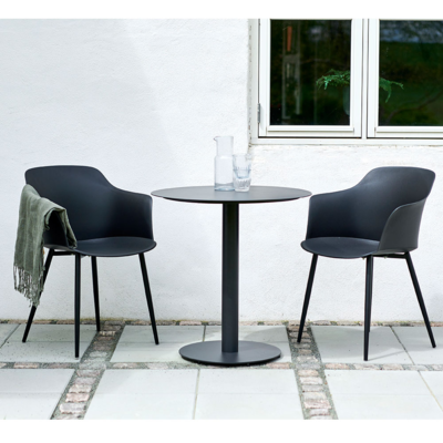 Ronde metalen tuintafel Sieb Ø70 xcm