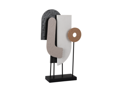 Decoratief object Abstract Art High- Multicolor