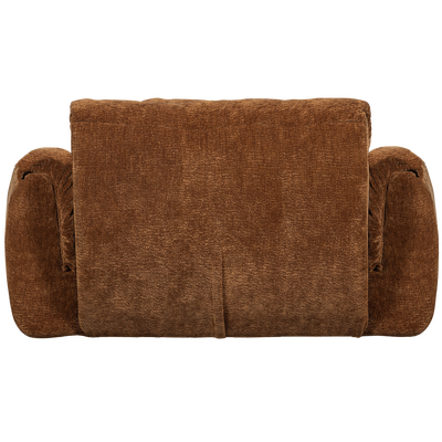 Baggy loveseat geweven chenille bruin