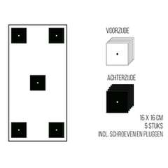 Magneetbord mat - krijtbord mosgroen