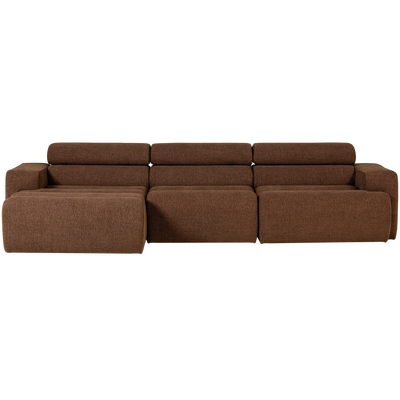 Novi chaise longue bank links oranje melange