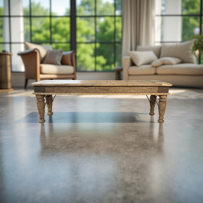 Salontafel/bank naturel uniek