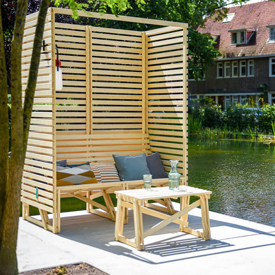 Weltevree tuinbank Patio Bench High Back