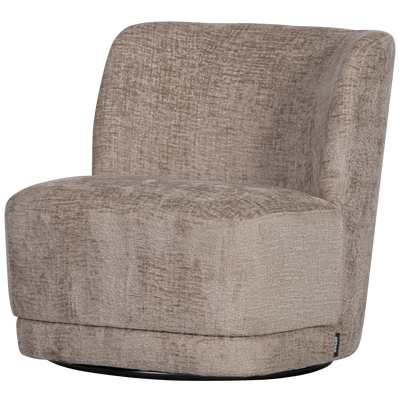 Atty draaifauteuil grove melange grijs [fsc]