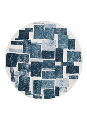 Ecorugs vloerkleed Lucia blauw