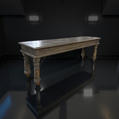 Salontafel/bank grijs uniek