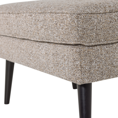 Rocco hocker velvet donkerbruin [fsc]