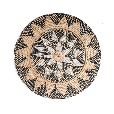 Rotan wandbord Pelat decor Medium
