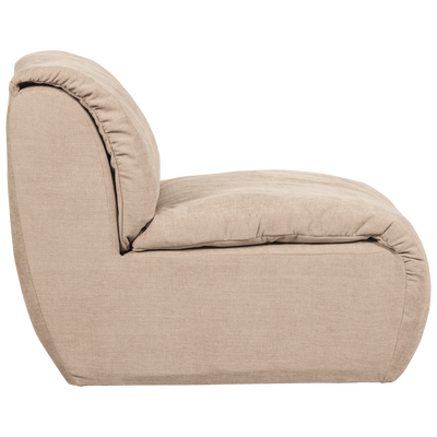 Baggy 1-zits element geweven chenille oudroze