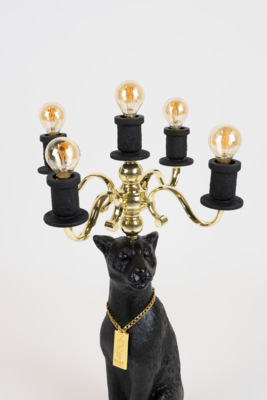 Bold Monkey vloerlamp Proudly Crowned Panther