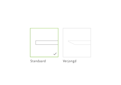 Studio HENK tafel Butterfly Blob - wit frame, HPL Fenix bianco kos