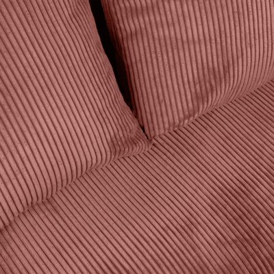 Loods 5 loveseat Mino ribfluweel