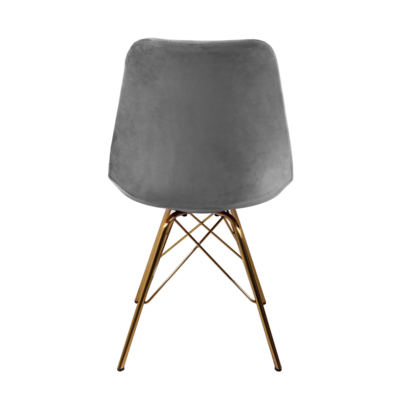 Kuipstoel Velvet goud frame