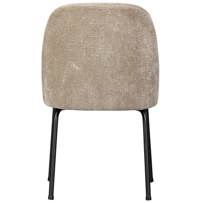 Vogue eetkamerstoel structure velvet brass