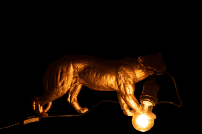 Tafellamp Puma goud Small