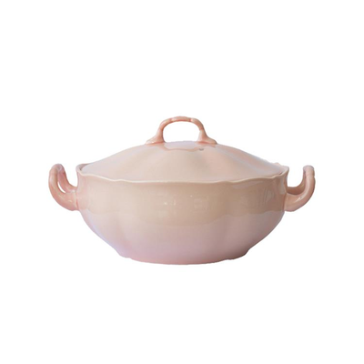 Heritage Dekschaal met deksel 22x9cm - Quartz Pink