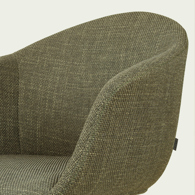 Barkruk Nino-Otis gestoffeerd met zwart onderstel (zithoogte 65 cm)