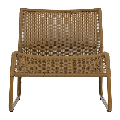 West tuin loungestoel honinggeel