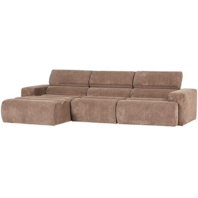 Novi chaise longue bank links oranje melange