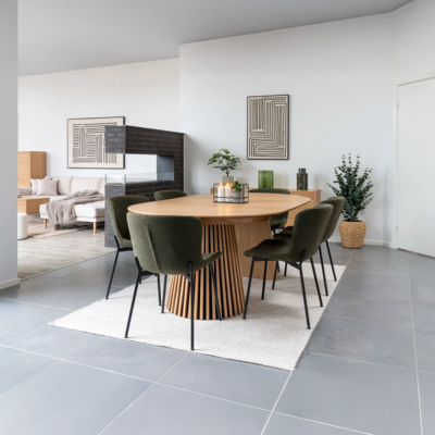 Uitschuifbare houten eettafel Alko - 120 tot 240